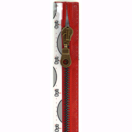 Opti M60 kleur 722 rood bronskleurige metaalrits 6 mm deelbaar 30-80cm