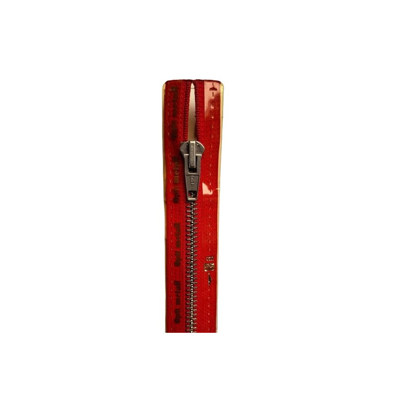 Opti M60 kleur 722 rood nikkelkleurige metaalrits 6mm deelbaar 30-80cm