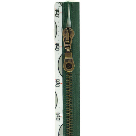 Opti M60 kleur 461 donkergroen bronskleurige metaalrits 6 mm deelbaar 30-80cm