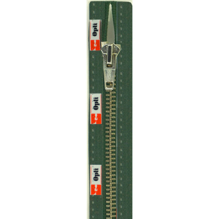 Opti M60 kleur 461 donkergroen nikkelkleurige metaalrits 6mm deelbaar 30-80cm