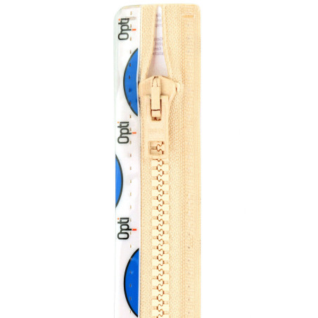 Opti P60 kleur 087  crème plastic profielrits 6mm deelbaar 30-80cm