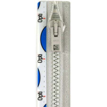 Opti P60 kleur 016 lichtgrijs plastic profielrits 6mm deelbaar 30-80cm