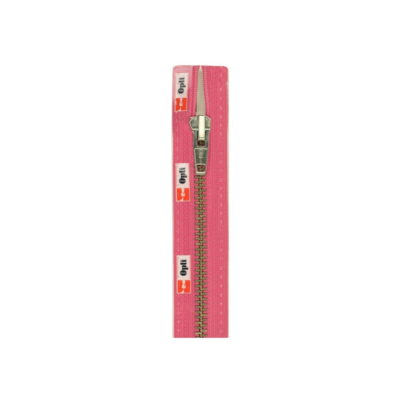 Opti M60 kleur 786 donkerroze nikkelkleurige metaalrits 6mm deelbaar 30-80cm