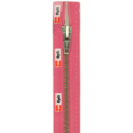 Opti M60 kleur 786 donkerroze nikkelkleurige metaalrits 6mm deelbaar 30-80cm