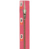 Opti M60 kleur 786 donkerroze nikkelkleurige metaalrits 6mm deelbaar 30-80cm