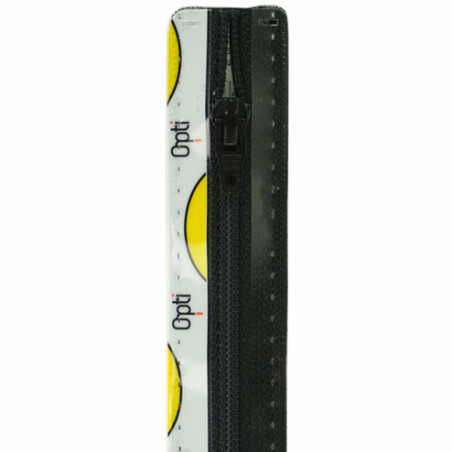 Opti S40 kleur 000 zwart spiraalrits 4mm niet deelbaar 12-22cm