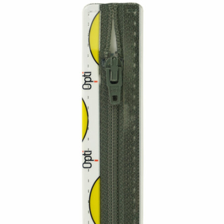 Opti S40 kleur 002 grijs spiraalrits 4mm niet deelbaar 12-22cm