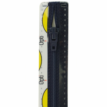 Opti S40 kleur 210 kobalt blauw spiraalrits 4mm niet deelbaar 12-22cm