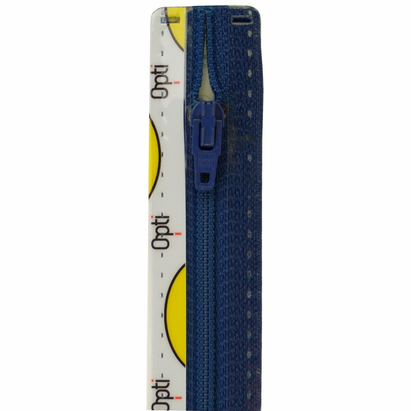 Opti S40 kleur 223 blauw spiraalrits 4mm niet deelbaar 12-22cm