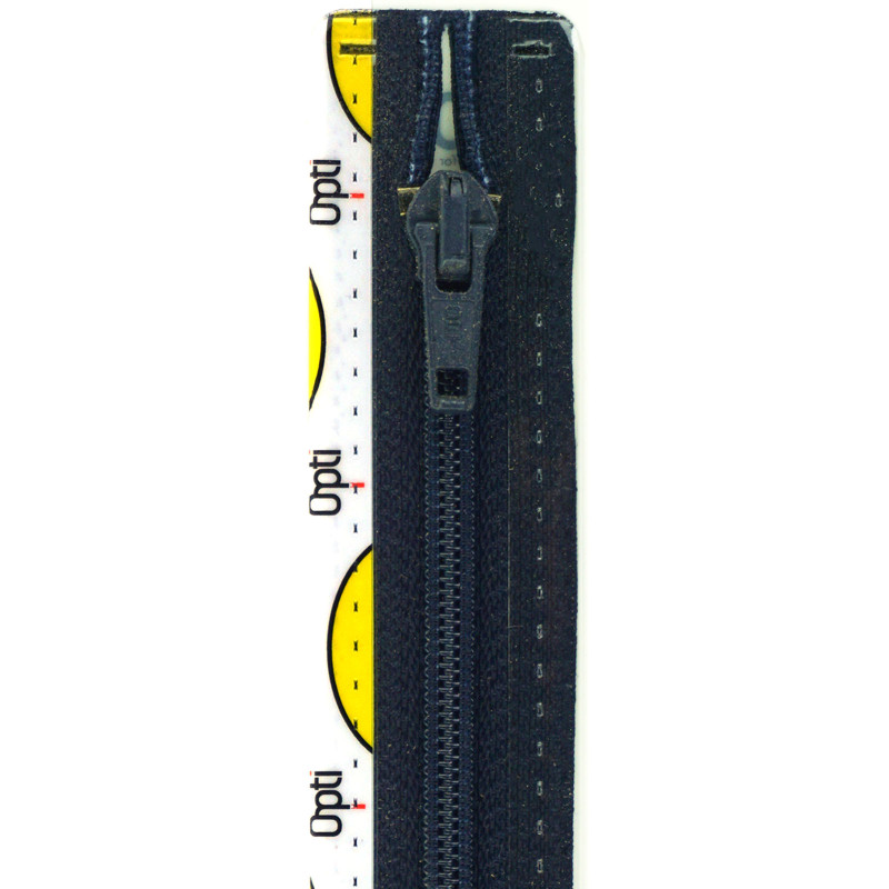 Opti S60 kleur 210 donkerblauw spiraalrits 6mm deelbaar 30-80cm