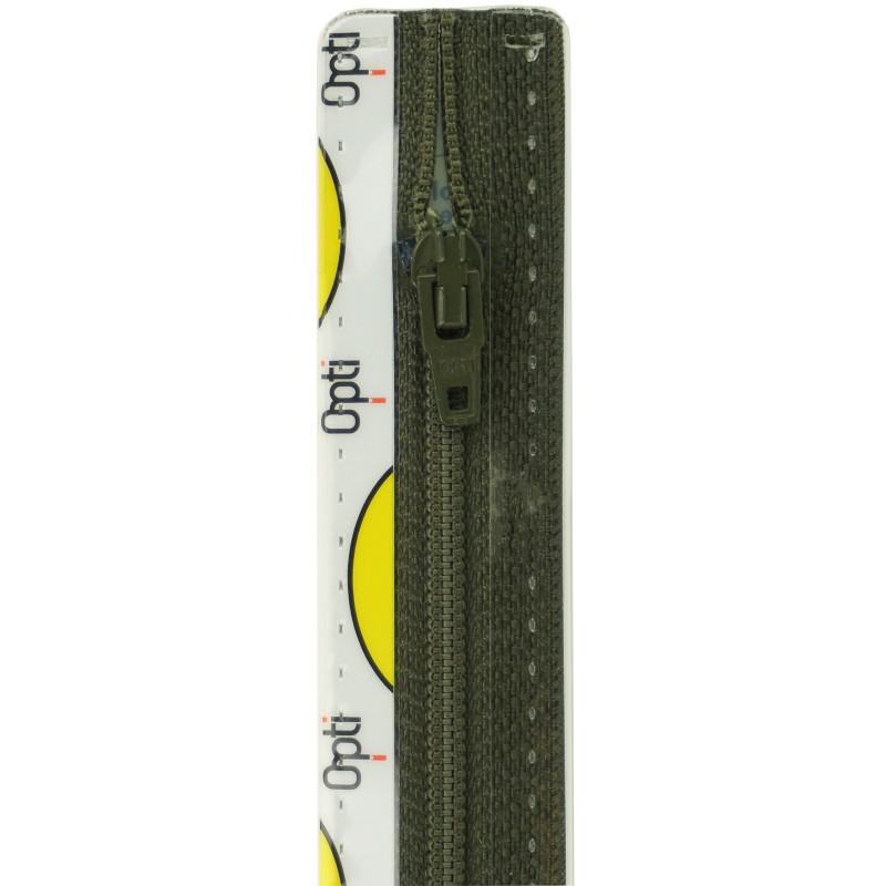 Opti S40 kleur 542 groen spiraalrits 4mm niet deelbaar 12-22cm