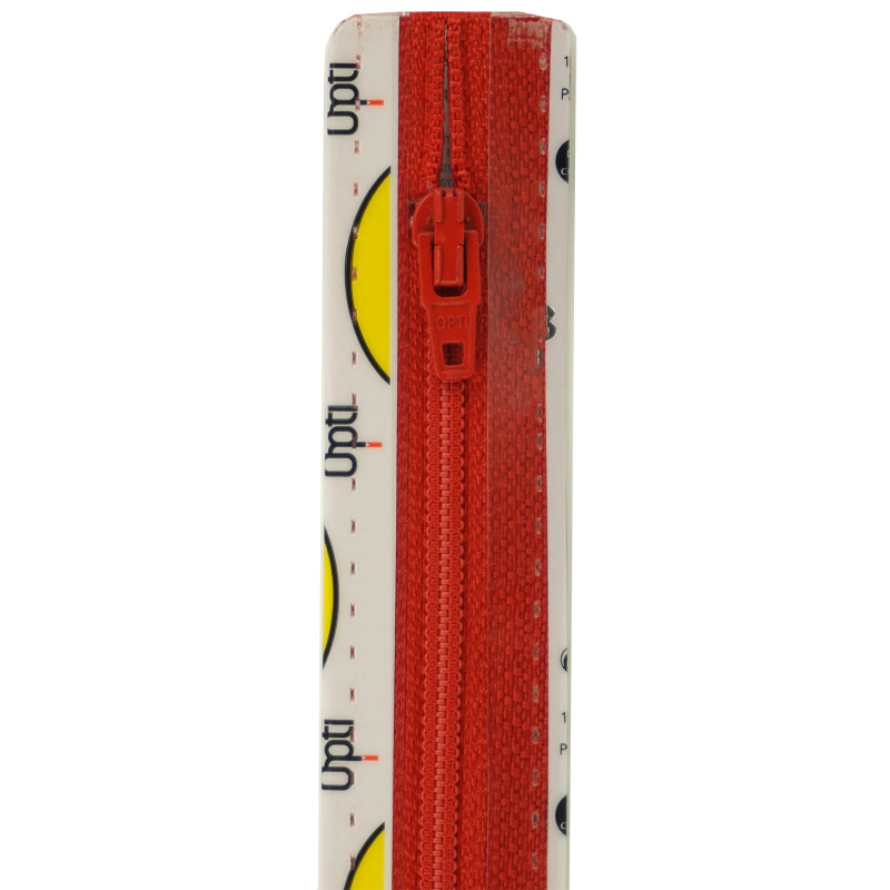 Opti S40 kleur 722 rood spiraalrits 4mm niet deelbaar 12-22cm