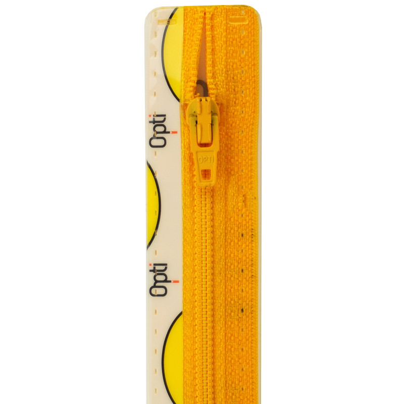 Opti S40 kleur 645 geel spiraalrits 4mm niet deelbaar 12-22cm