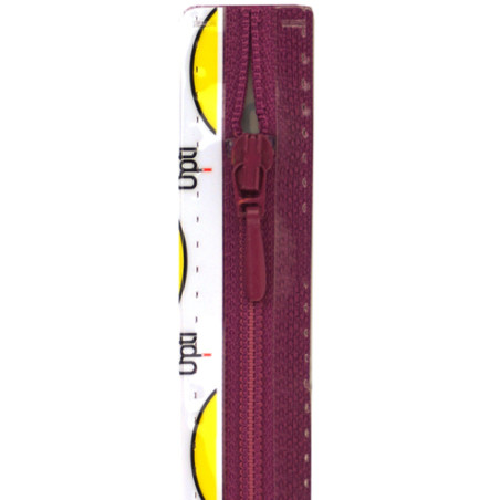 S40 kleur 793 donker fuchsia spiraalrits 4mm niet deelbaar 20-60cm