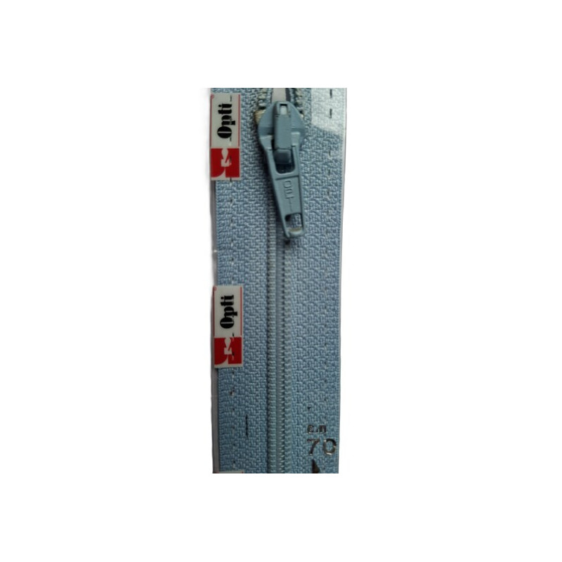 Opti S60 kleur 259 babyblauw spiraalrits 6mm deelbaar 30-80cm