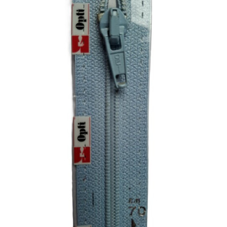 Opti S60 kleur 259 babyblauw spiraalrits 6mm deelbaar 30-80cm