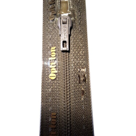 Opti S50 kleur 884 bruin spiraalrits smal niet deelbaar 8-22cm