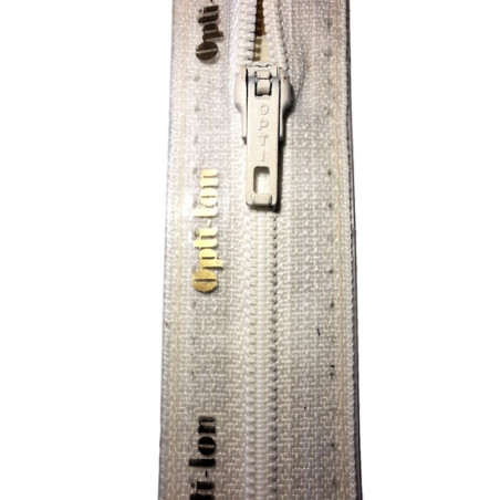 Opti S50 kleur 009 wit spiraalrits smal niet deelbaar 8-22cm