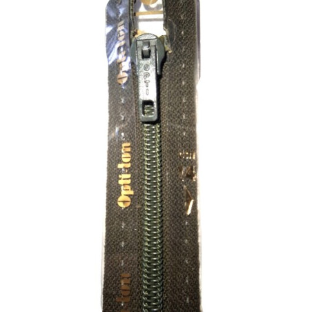 Opti S50 kleur 542 groen spiraalrits breed niet deelbaar 8-22cm