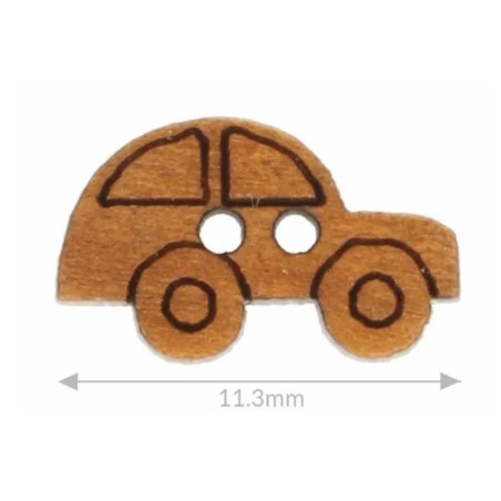 knoop auto hout donker 50522