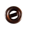 Knoop donker hout 26,5mm 50533