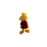 knoop  geel rood rood18 mm hoog  50125