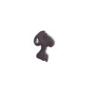 knoop snoopy lila 15 mm hoog  50174
