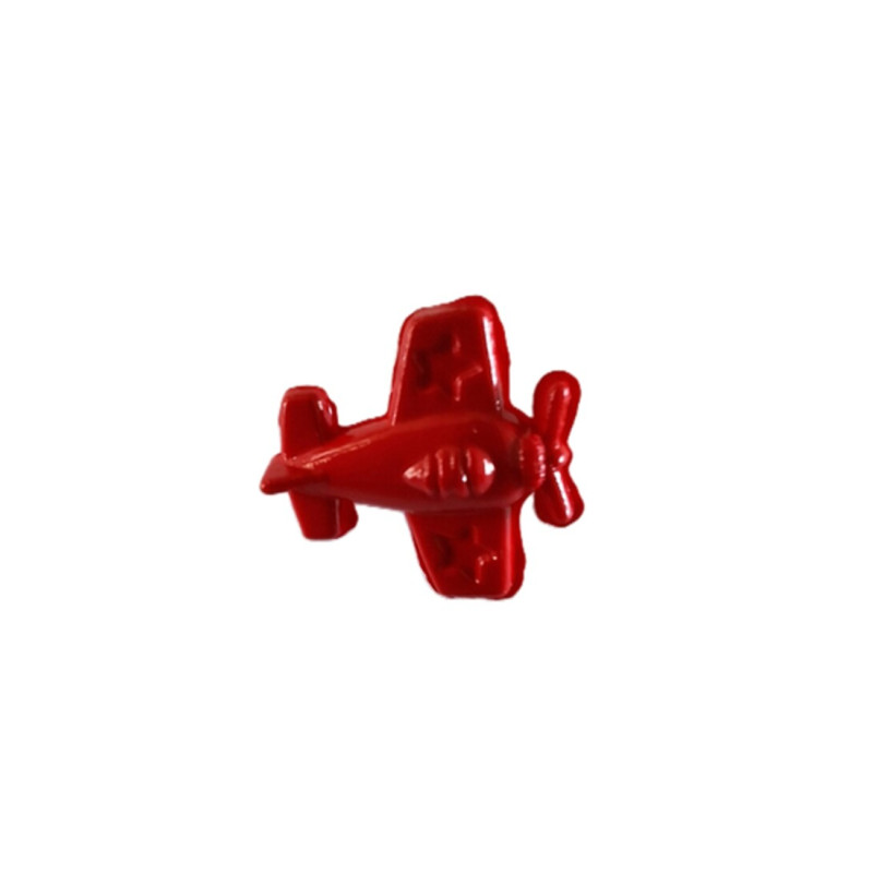 knoop vliegtuig  rood 15mm  50210