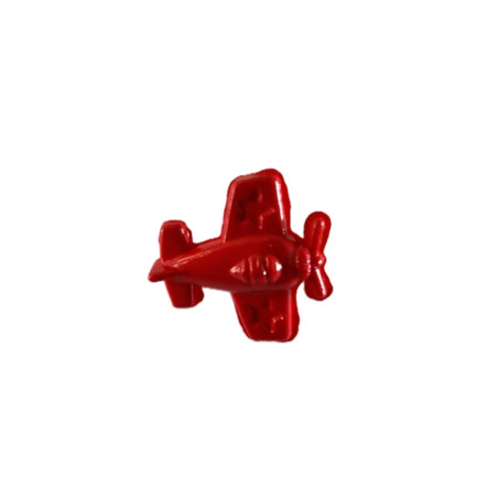knoop vliegtuig  rood 15mm  50210