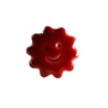 knoop zonnetje rood 13,5mm  50202