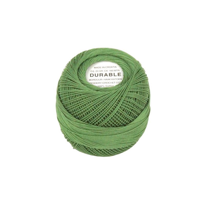 Durable  borduur- haakkatoen 1048 mosgroen