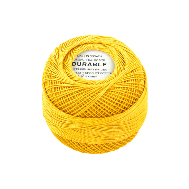 Durable  borduur- haakkatoen 1009 geel