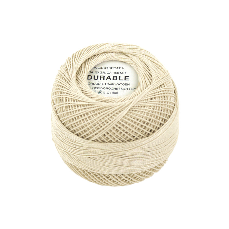 Durable  borduur- haakkatoen Naturel 1020