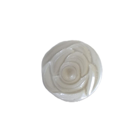 knoop roos wit 15mm   50314