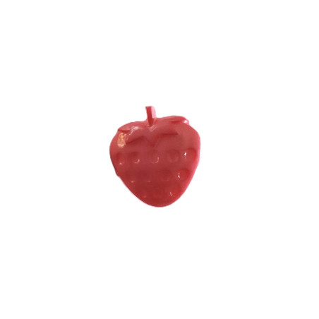knoop aardbei  m  roze 13mm  50356