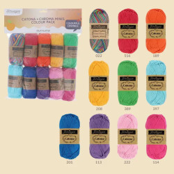 Scheepjes Catona en Chroma colour pack 10x25g - Fruit Pl 24961