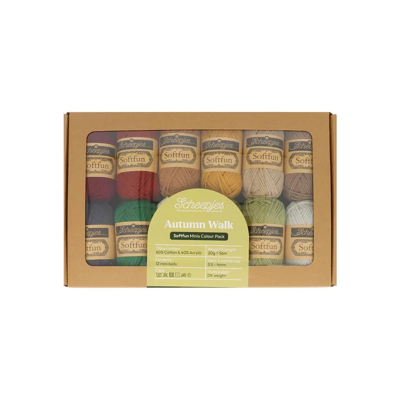Scheepjes Softfun colour pack 12x20g Autumn Walk 24941