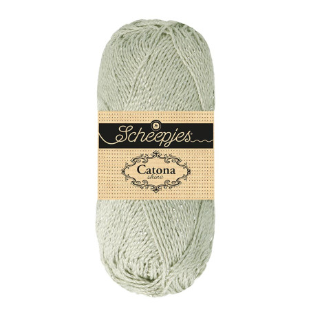 Scheepjes Catona Shine 172-S Light Silver - Silver