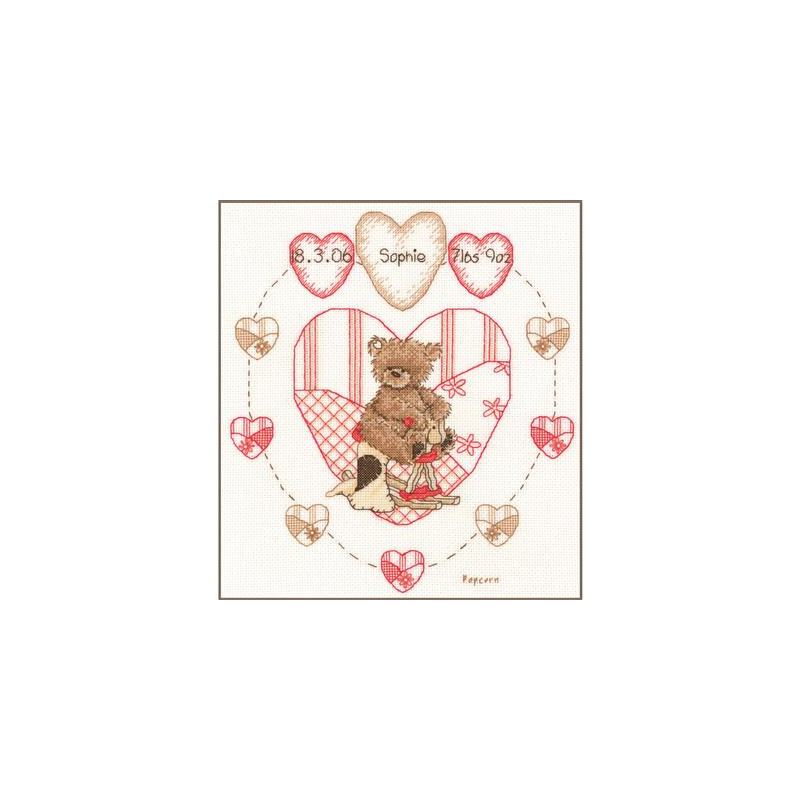 Telpakket kit Popcorn heart PN-0011202