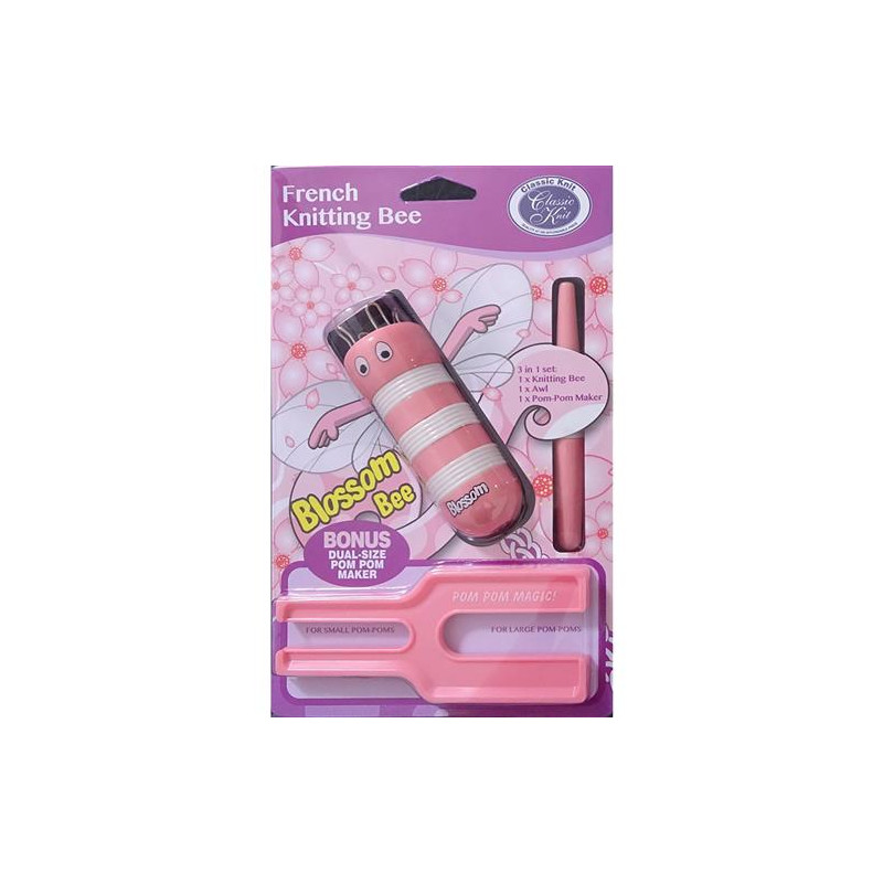 Punnikpopje, inclusief naald en pom-pom maker Punnikpopje, inclusief naald en pom-pom maker