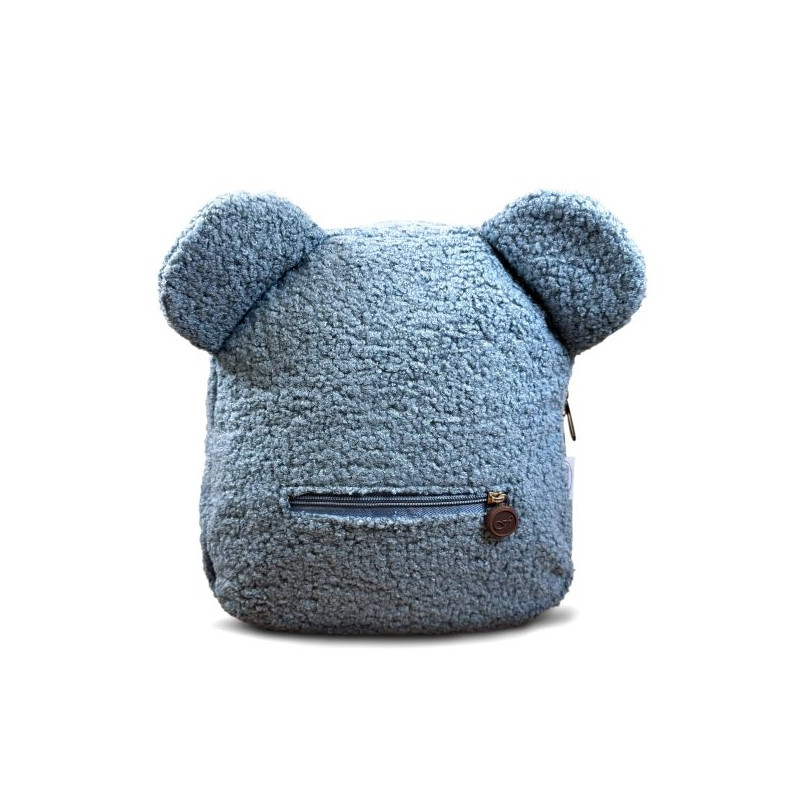 Rugzakje teddy Blue met naam geborduurd