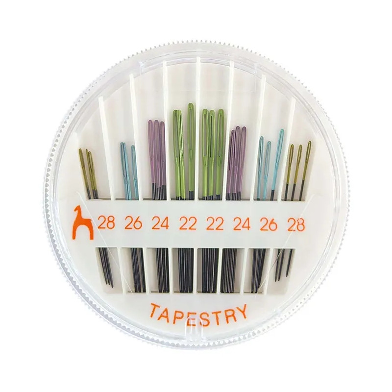 Pony Black Wolnaalden gekleurd oog nr.22-28