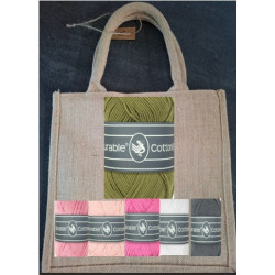 Pakket 8– Bloementas CAL  2168 Khaki roze (meer kleurige versie)