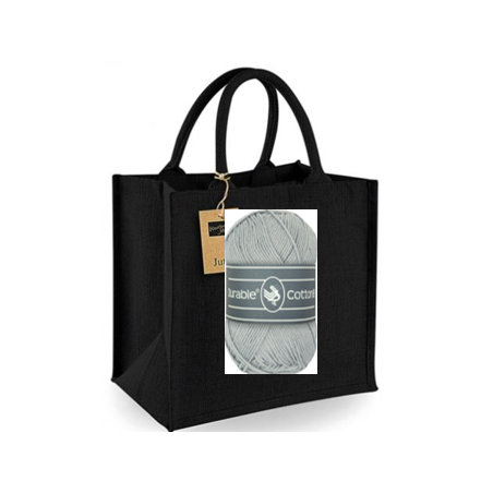 Pakket 10 – Bloementas CAL  zwart / grijs  (Eénkleurige versie)