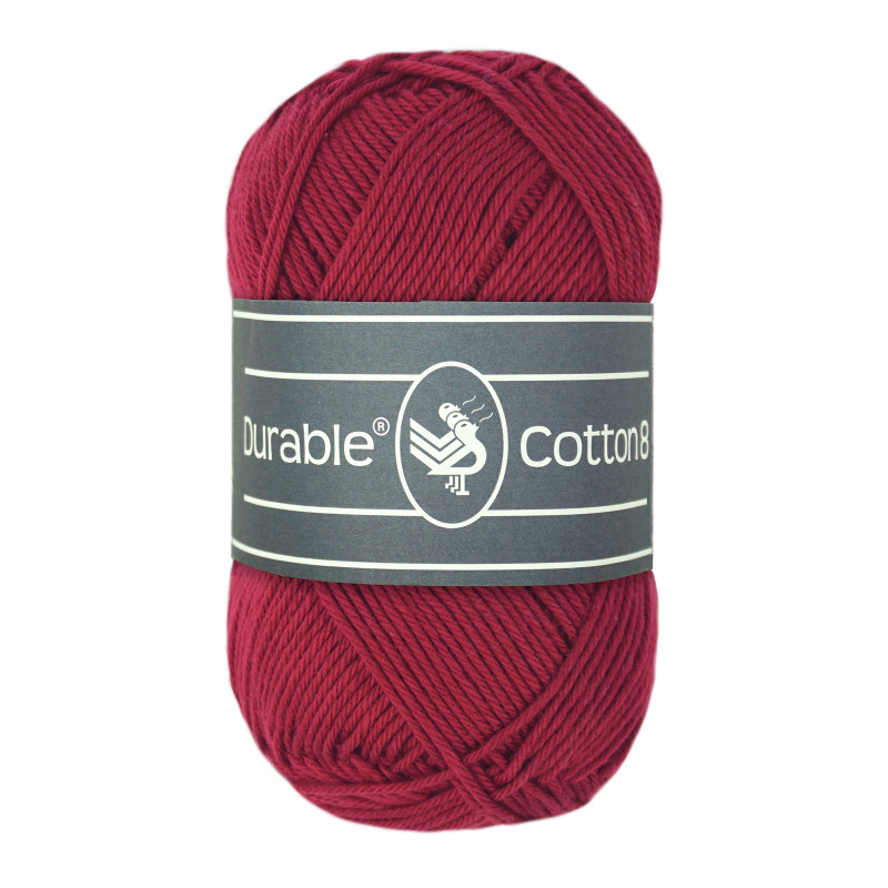 Durable Cotton 8   222 bordeaux