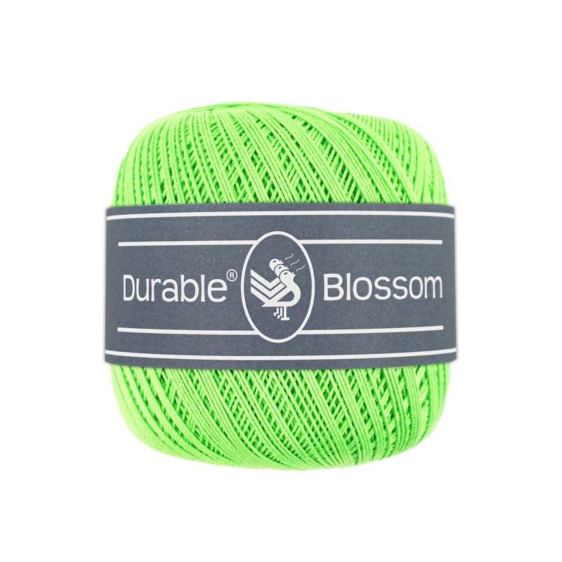 Durable Blossom brei- en haakgaren 50 gram  Kleur 2155 apple green