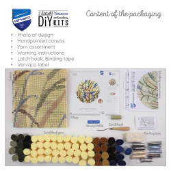 Knoopvormtapijt kit Grassen Art nr. PN-0206504