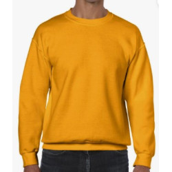 Gildan Heavyweight sweater m geel