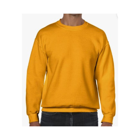 Gildan Heavyweight sweater m geel