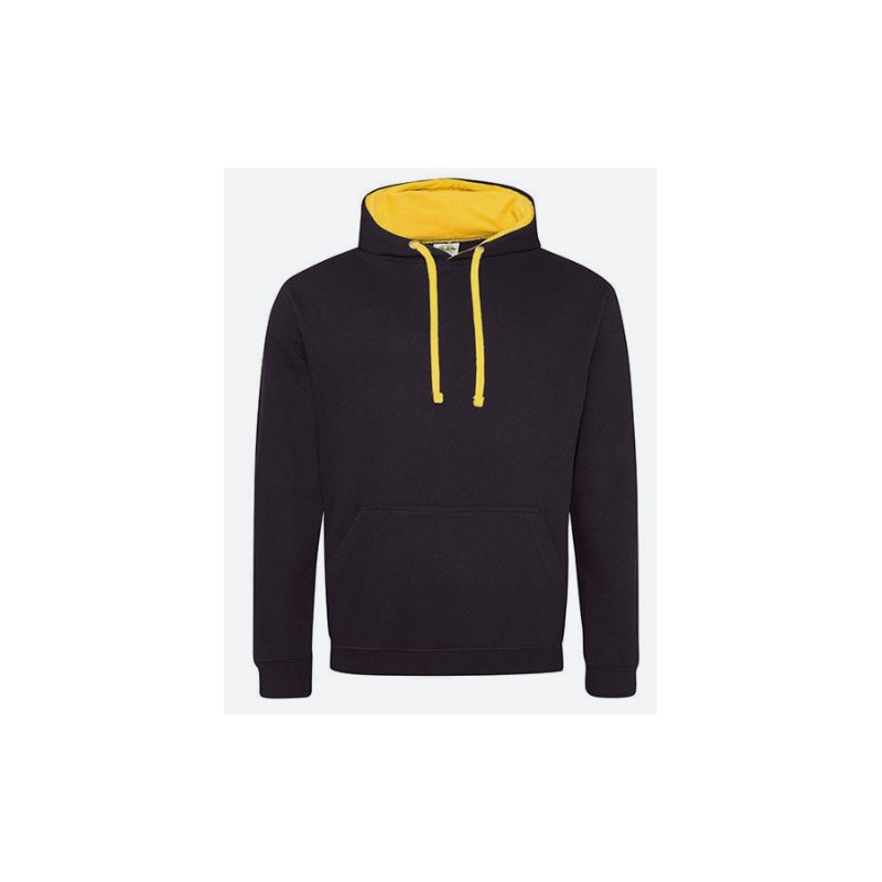 hoody zwart geel maat L